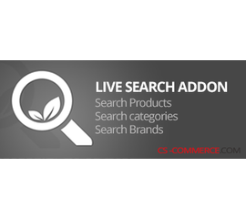 Живой поиск и история поиска - модуль для CS-Cart