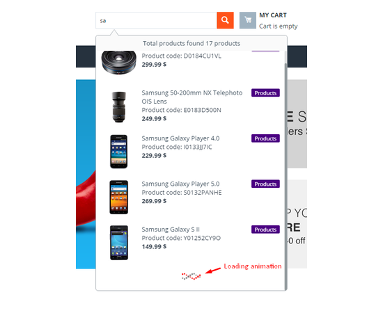 Живой поиск и история поиска - модуль для CS-Cart