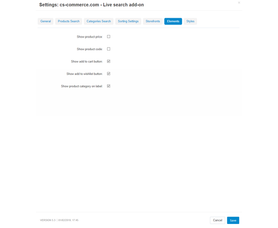 Живой поиск и история поиска - модуль для CS-Cart