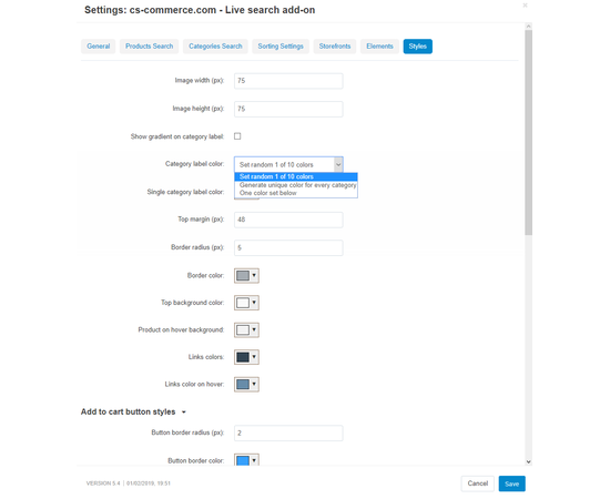 Живой поиск и история поиска - модуль для CS-Cart